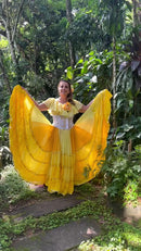 Conjunto C119 – Amarelo, laranja, verde e amarelo claro – vista frontal