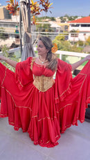 Conjunto C127 – Vermelho – vista frontal