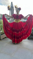 Conjunto C170 – Vermelho e vinho – vista frontal