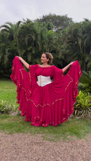 Conjunto C194 – Vermelho e branco – vista frontal