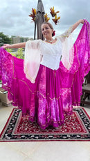 Conjunto C58 – Magenta, rosa, lilás e branco – vista frontal