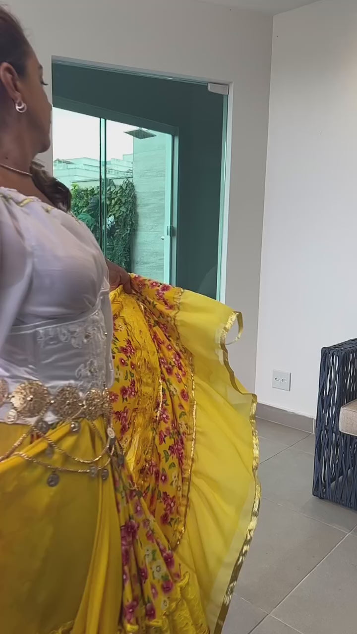 Vídeo do Conjunto C41 – Amarelo, rosa e branco