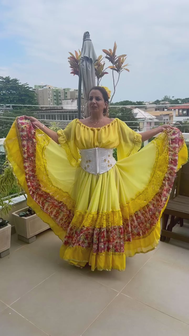 Vídeo do Conjunto C85 – Amarelo, rosa e branco