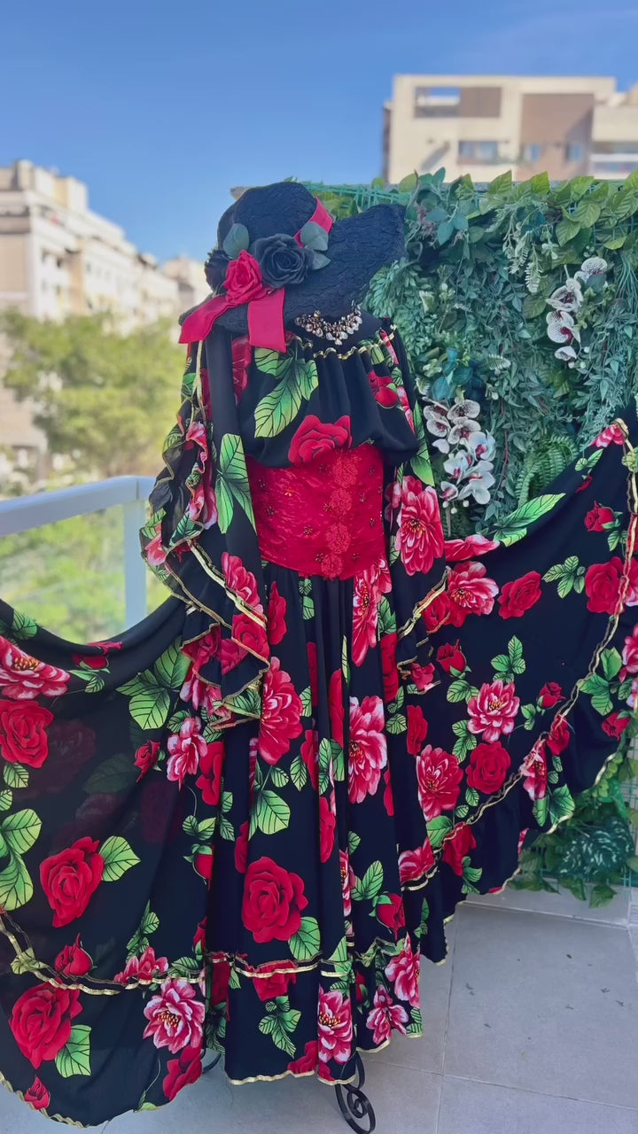 Vídeo do Conjunto C169 – Preto, vermelho e verde