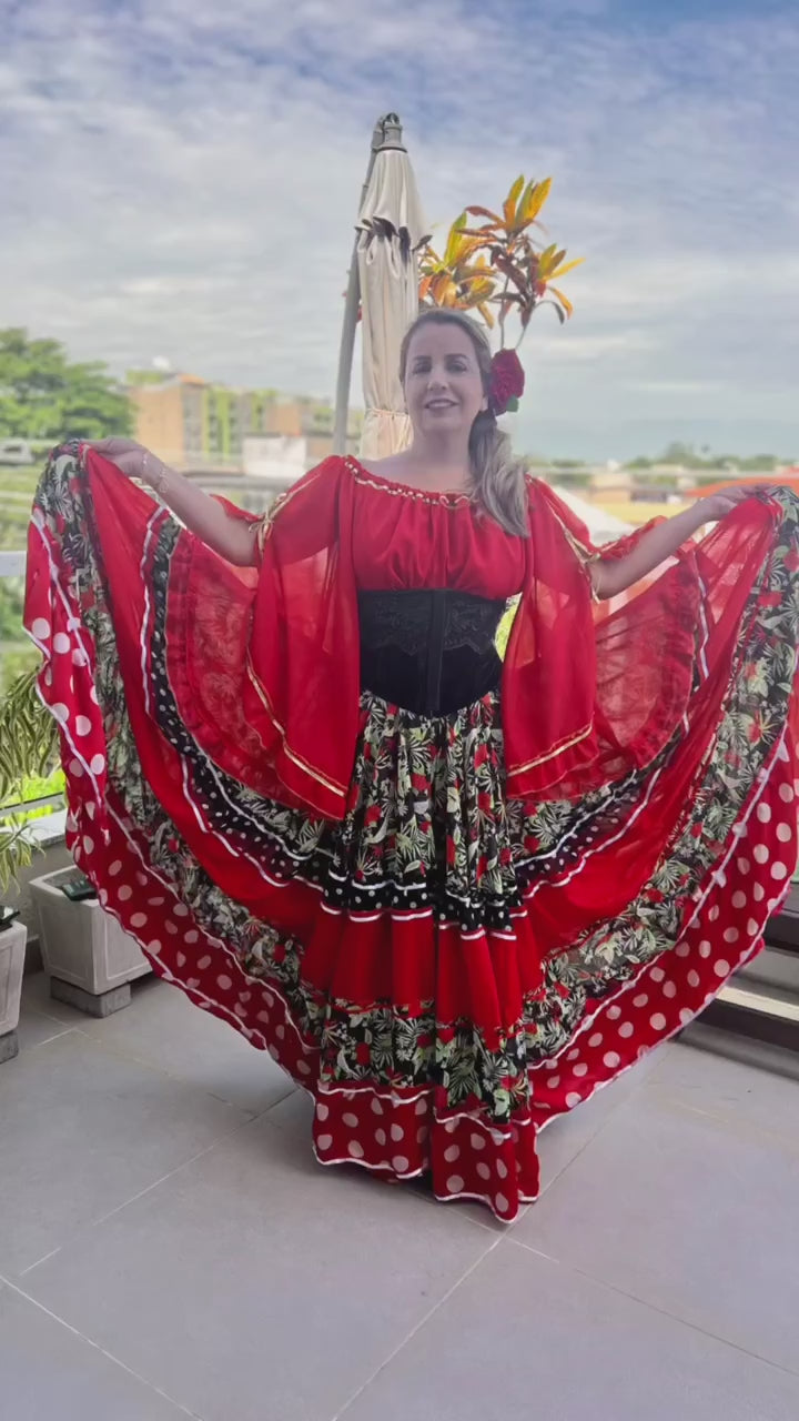 Vídeo do Conjunto C111 – Vermelho, preto e branco