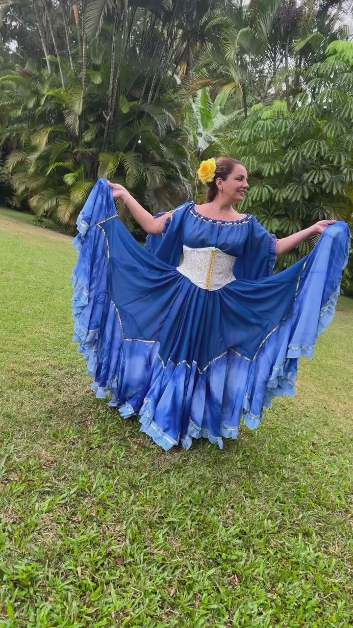 Vídeo do Conjunto C193 – Azul, azul claro e branco