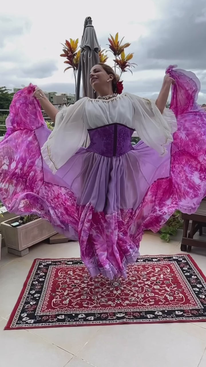 Vídeo do Conjunto C60 – Lilás, magenta, roxo e branco