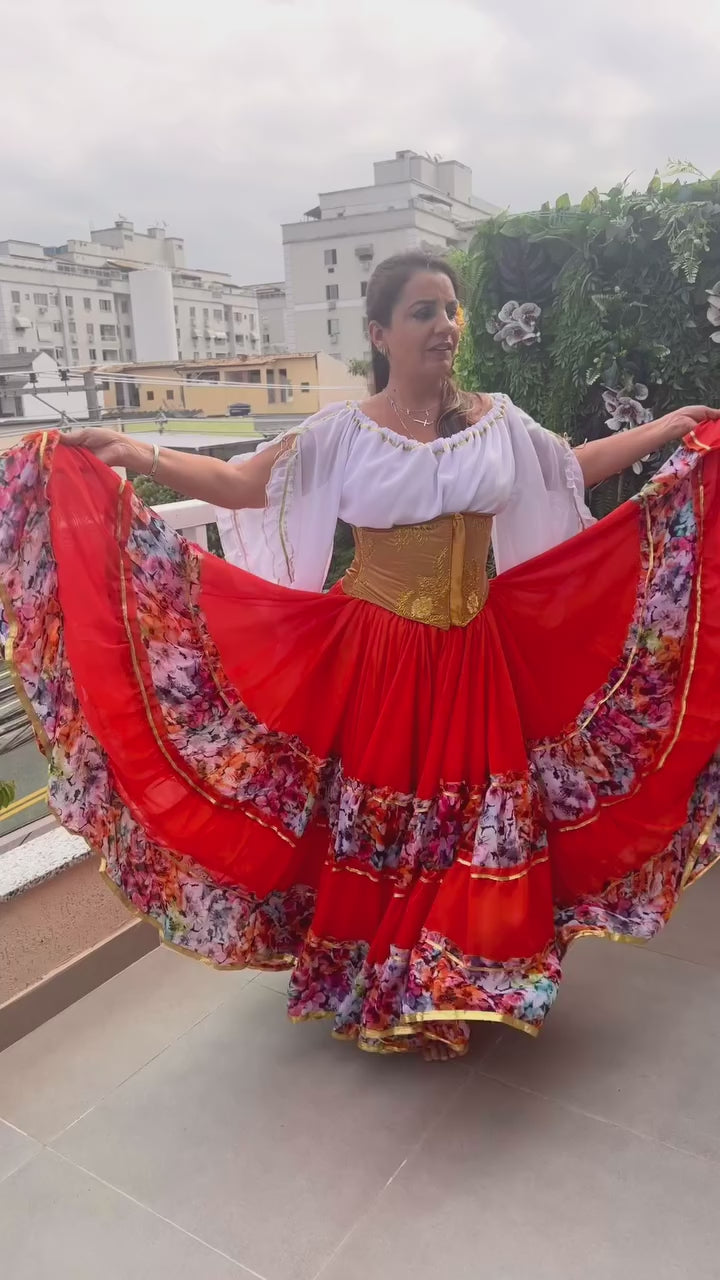 Vídeo do Conjunto C82 – Vermelho, rosa e branco