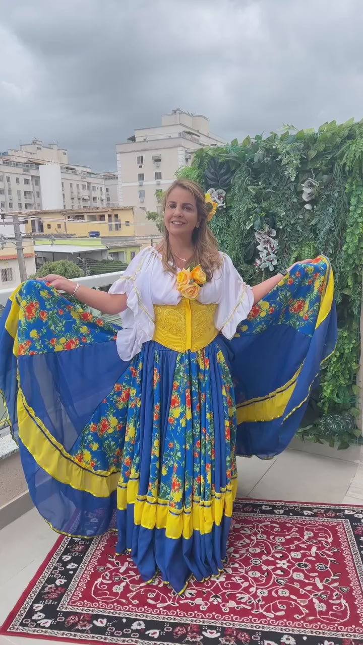 Vídeo do Conjunto C93 – Azul, amarelo e branco