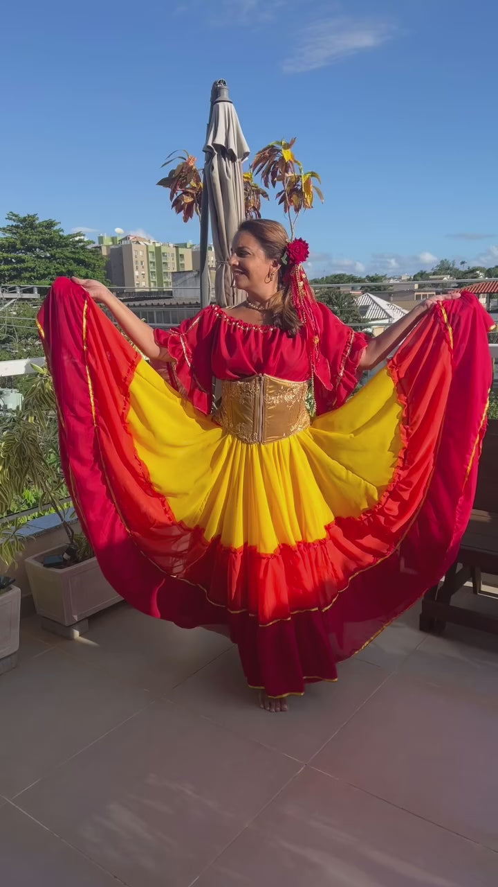 Vídeo do Conjunto C71 – Amarelo e vermelho