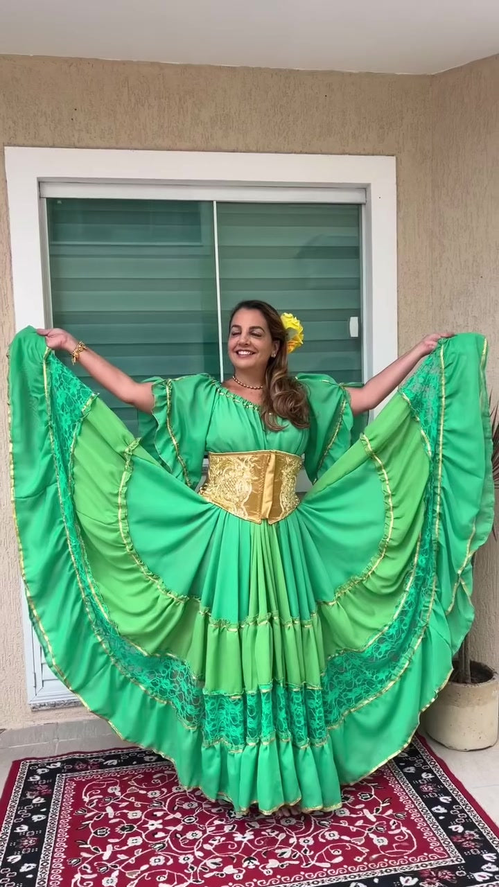 Conjunto C150 – Verde – vista frontal
