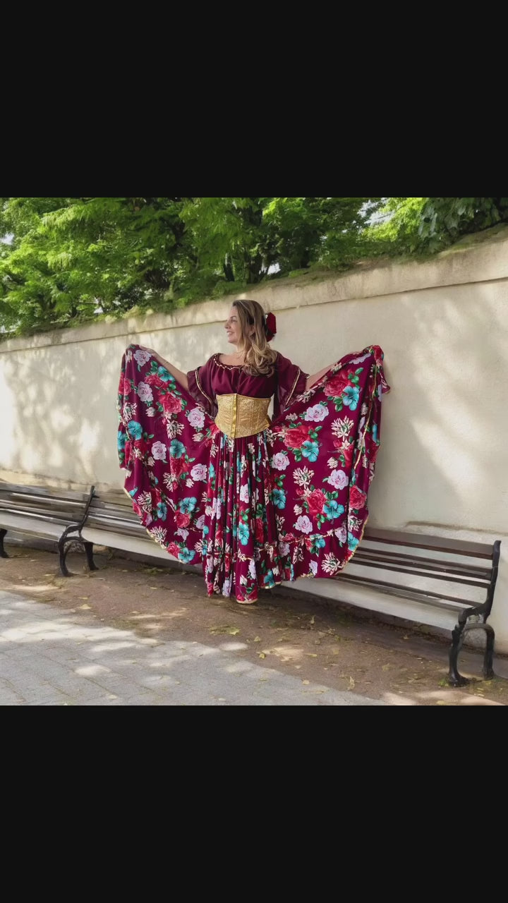 Vídeo do Conjunto C182 – Vinho, rosa, verde e azul claro