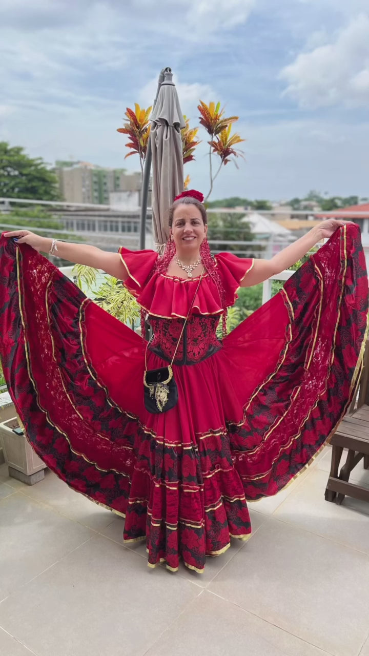 Vídeo do Conjunto C55 – Vermelho e preto