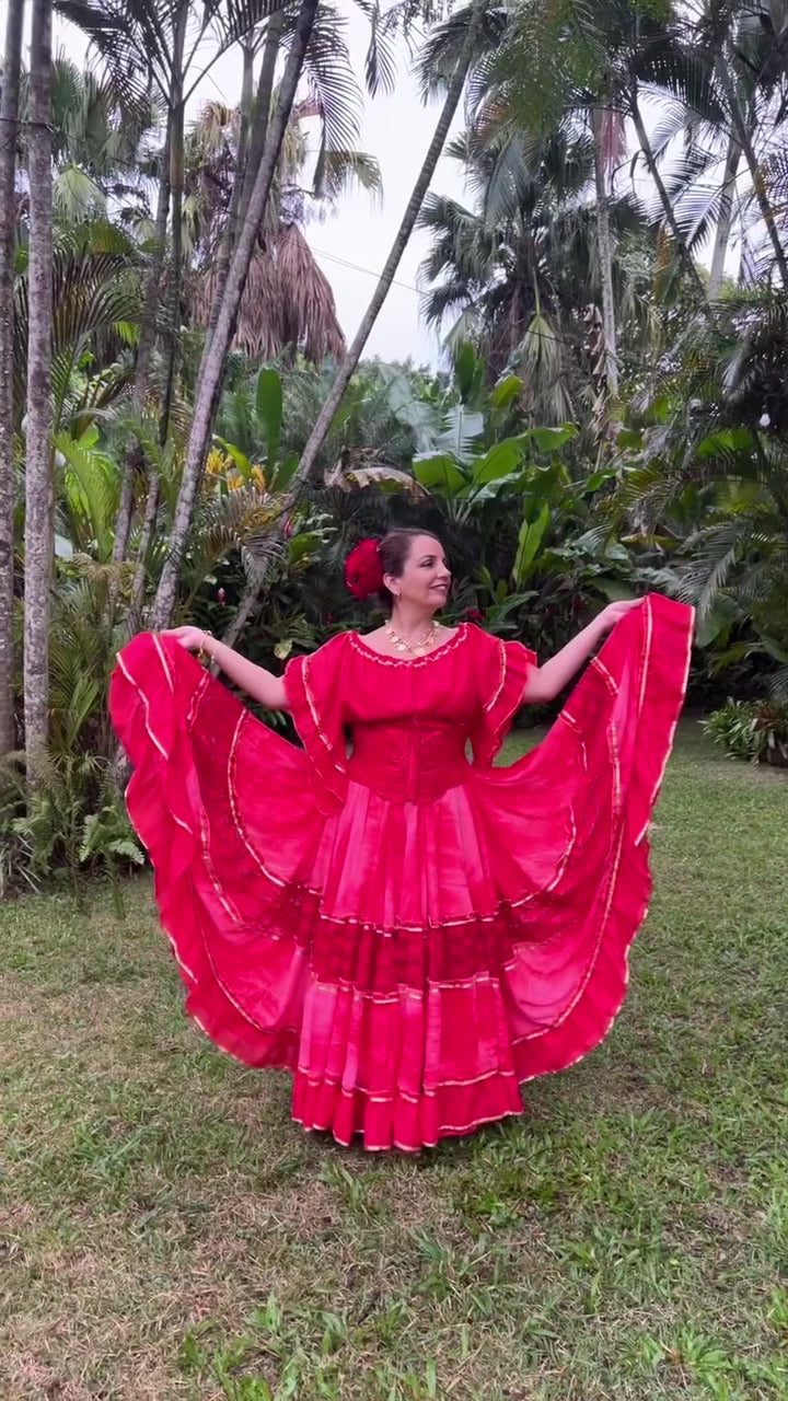 Conjunto C192 – Vermelho – vista frontal
