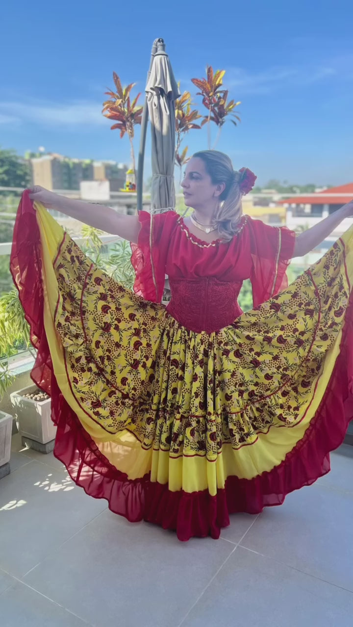 Vídeo do Conjunto C137 – Amarelo, vermelho e marrom