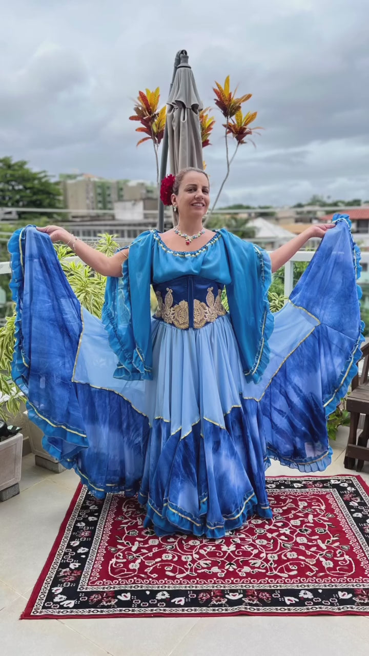 Vídeo do Conjunto C47 – Azul, azul escuro e azul claro