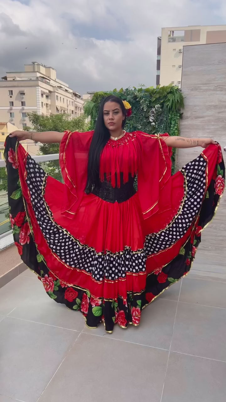 Vídeo do Conjunto C142 – Vermelho, preto e branco