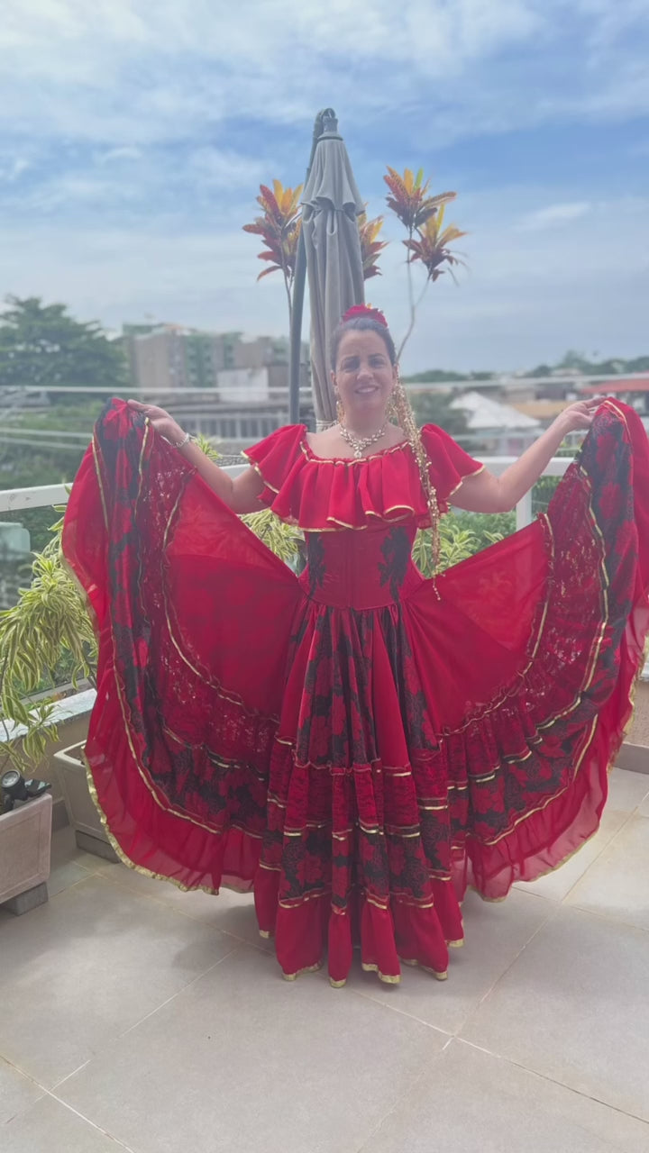Vídeo do Conjunto C50 – Vermelho e preto