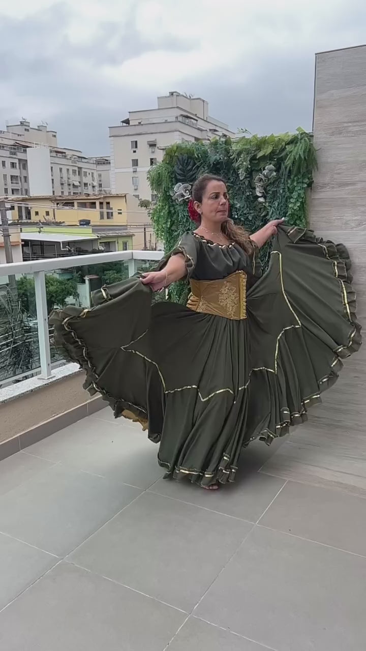Vídeo do Conjunto C195 – Verde oliva