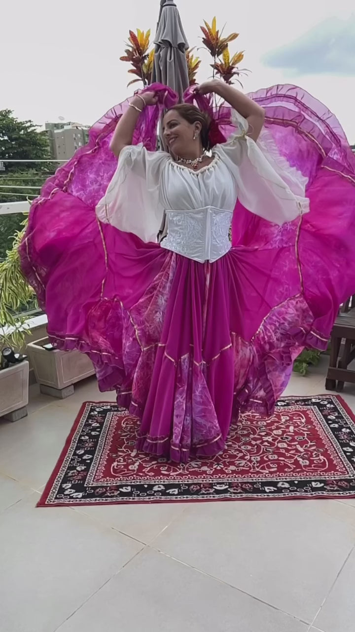 Vídeo do Conjunto C58 – Magenta, rosa, lilás e branco