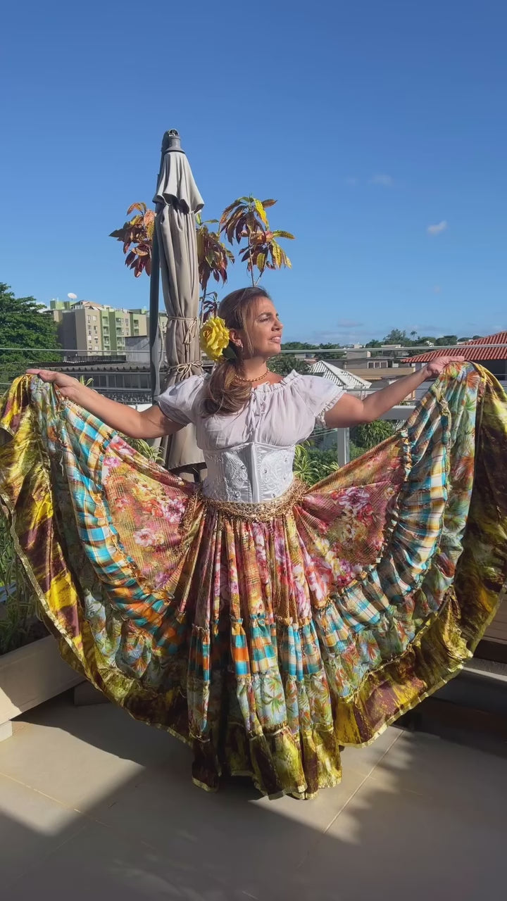 Vídeo do Conjunto C68 – Marrom, ocre, turquesa e branco