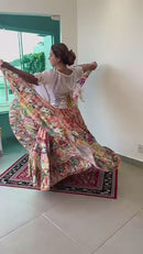 Vídeo do Conjunto C198 – Creme, rosa, vermelho e verde