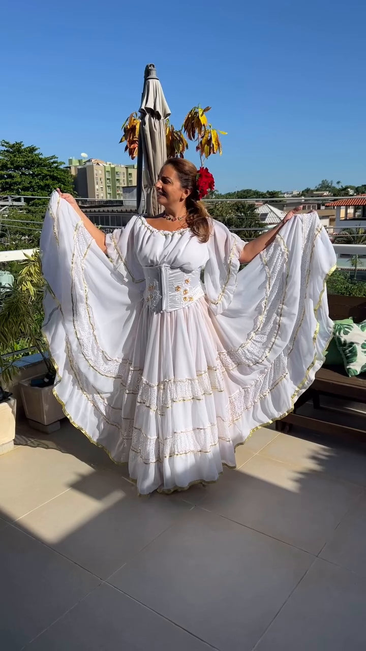 Conjunto C88 – Branco e creme