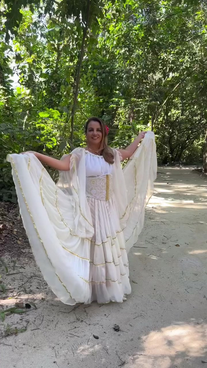 Conjunto C174 – Branco, creme e bege